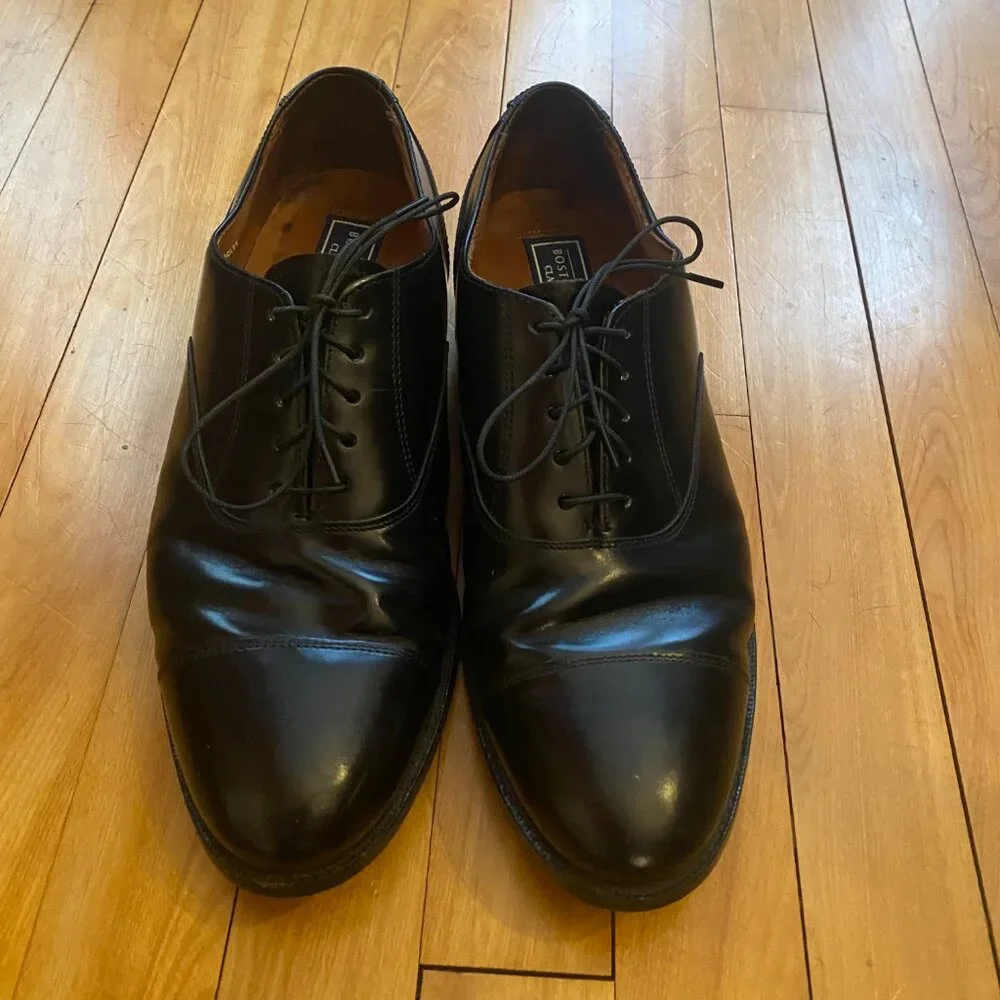 Bostonian‎ Classics Black Leather Oxford Cap Toe Size 9.5 D/B Oxford. 26081